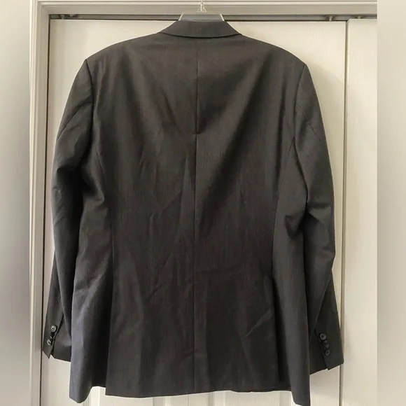 Boss Hugo Boss The Grand Central Gray Blazer Sport Coat Blazer Jacket 46L